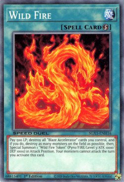 Wild Fire⁣ - Speed Duel GX: Duel Academy Box⁣ (Common)⁣ [H16]