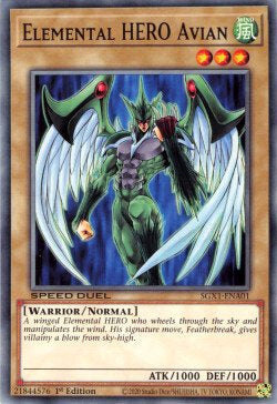Elemental HERO Avian⁣ - Speed Duel GX: Duel Academy Box⁣ (Common)⁣ [A01]