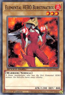 Elemental HERO Burstinatrix⁣ - Speed Duel GX: Duel Academy Box⁣ (Common)⁣ [A02]