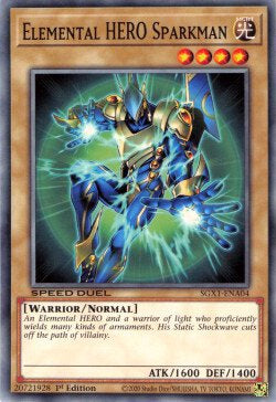 Elemental HERO Sparkman⁣ - Speed Duel GX: Duel Academy Box⁣ (Common)⁣ [A04]