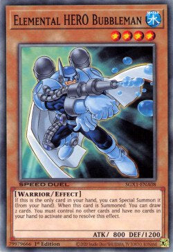 Elemental HERO Bubbleman⁣ - Speed Duel GX: Duel Academy Box⁣ (Common)⁣ [A08]