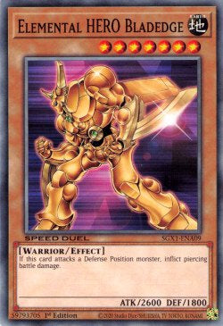 Elemental HERO Bladedge⁣ - Speed Duel GX: Duel Academy Box⁣ (Common)⁣ [A09]