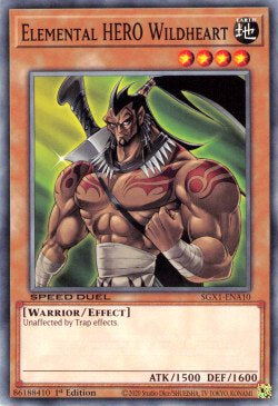 Elemental HERO Wildheart⁣ - Speed Duel GX: Duel Academy Box⁣ (Common)⁣ [A10]