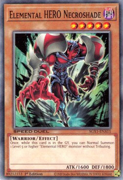 Elemental HERO Necroshade⁣ - Speed Duel GX: Duel Academy Box⁣ (Common)⁣ [A11]