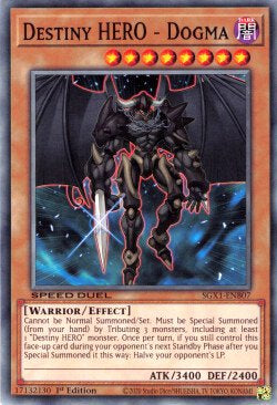Destiny HERO - Dogma⁣ - Speed Duel GX: Duel Academy Box⁣ (Common)⁣ [B07]