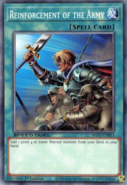 Reinforcement of the Army (V.2 - Common)⁣ - Speed Duel GX: Duel Academy Box⁣ (Common)⁣ [B11]