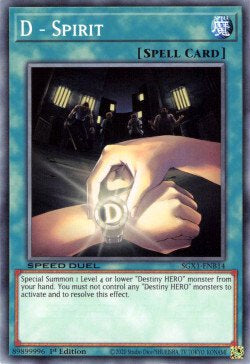 D - Spirit⁣ - Speed Duel GX: Duel Academy Box⁣ (Common)⁣ [B14]