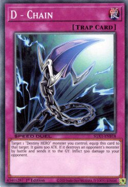 D - Chain⁣ - Speed Duel GX: Duel Academy Box⁣ (Common)⁣ [B18]