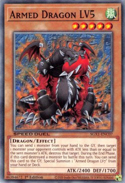 Armed Dragon LV5⁣ - Speed Duel GX: Duel Academy Box⁣ (Common)⁣ [C07]