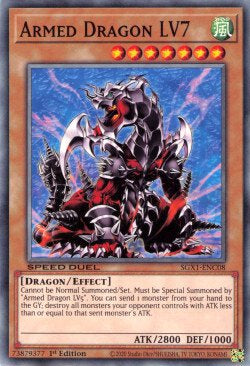 Armed Dragon LV7 (V.1 - Common)⁣ - Speed Duel GX: Duel Academy Box⁣ (Common)⁣ [C08]