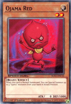 Ojama Red - Speed Duel GX: Duel Academy Box (Common) [SGX1-C10]