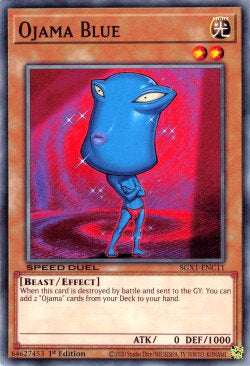 Ojama Blue - Speed Duel GX: Duel Academy Box (Common) [SGX1-C11]