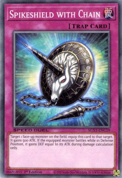 Spikeshield with Chain⁣ - Speed Duel GX: Duel Academy Box⁣ (Common)⁣ [C19]