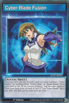 Cyber Blade Fusion (Skill)⁣ - Speed Duel GX: Duel Academy Box⁣ (Common)⁣ [S05]