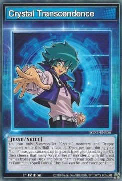 Crystal Transcendence (Skill)⁣ - Speed Duel GX: Duel Academy Box⁣ (Common)⁣ [S06]