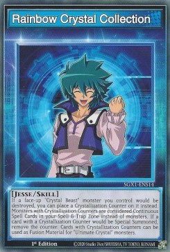 Rainbow Crystal Collection (Skill)⁣ - Speed Duel GX: Duel Academy Box⁣ (Common)⁣ [S14]