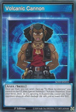 Volcanic Cannon (Skill)⁣ - Speed Duel GX: Duel Academy Box⁣ (Common)⁣ [S16]