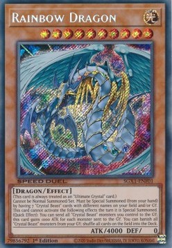 Rainbow Dragon (V.2 - Secret Rare) - Speed Duel GX: Duel Academy Box (Secret Rare) [SGX1-F01]
