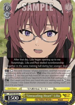 "Unraveling Heart" Lilia⁣ - Mushoku Tensei: Jobless Reincarnation⁣ (Common)⁣ [012]