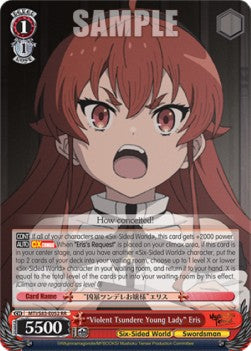 "Violent Tsundere Young Lady" Eris (V.1 - Double Rare)⁣ - Mushoku Tensei: Jobless Reincarnation⁣ (Double Rare)⁣ [052]