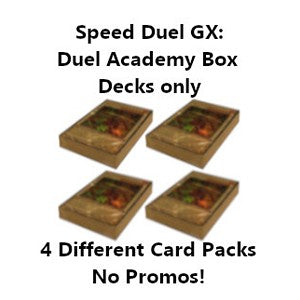 Speed Duel GX: Duel Academy Box Decks Only (4 Card Packs) - Speed Duel GX: Duel Academy Box
