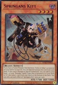 Springans Kitt⁣ - Structure Deck: Albaz Strike⁣ (Ultra Rare)⁣ [002]