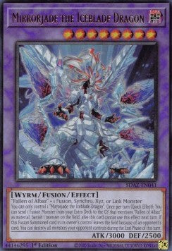 Mirrorjade the Iceblade Dragon⁣ - Structure Deck: Albaz Strike⁣ (Ultra Rare)⁣ [041]