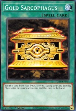 Gold Sarcophagus⁣ - Structure Deck: Albaz Strike⁣ (Common)⁣ [027]