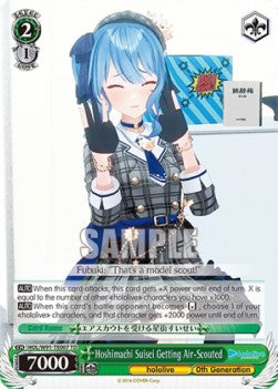 Hoshimachi Suisei Getting Air-Scouted (V.1 - Trial Deck) - Hololive production (Trial Deck) [HOL/W91-T07]