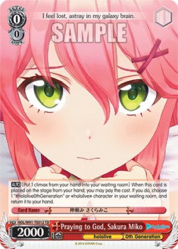 Praying to God, Sakura Miko (V.1 - Trial Deck) - Hololive production (Trial Deck) [HOL/W91-T12]
