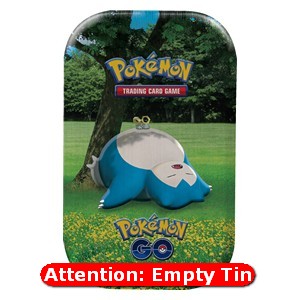 Empty Pokémon GO: Snorlax Mini Tin - Pokémon GO