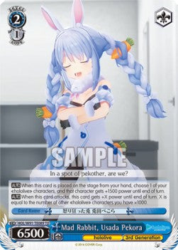 Mad Rabbit, Usada Pekora (V.1 - Trial Deck)⁣ - Hololive production⁣ (Trial Deck)⁣ [T89]