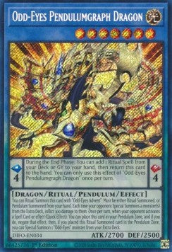 Odd-Eyes Pendulumgraph Dragon⁣ - Dimension Force⁣ (Secret Rare)⁣ [034]