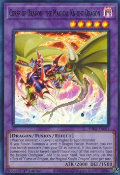 Curse of Dragon, the Magical Knight Dragon - Dimension Force (Super Rare) [DIFO-097]