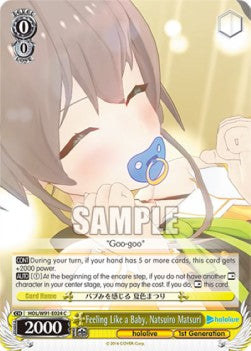 Feeling Like a Baby, Natsuiro Matsuri (V.1 - Common) - Hololive production (Common) [HOL/W91-024]