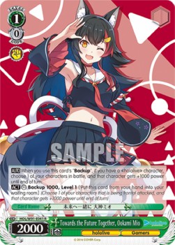 Towards the Future Together, Ookami Mio (V.1 - Rare) - Hololive production (Rare) [HOL/W91-041]