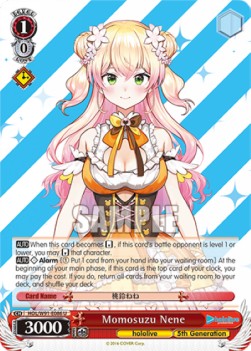 Momosuzu Nene (V.1 - Uncommon) - Hololive production (Uncommon) [HOL/W91-086]