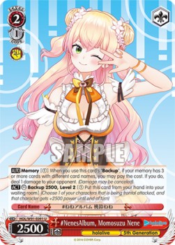 #NenesAlbum, Momosuzu Nene (V.1 - Uncommon)⁣ - Hololive production⁣ (Uncommon)⁣ [091]