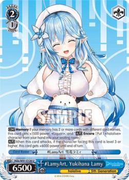 #LamyArt, Yukihana Lamy (V.1 - Uncommon)⁣ - Hololive production⁣ (Uncommon)⁣ [126]