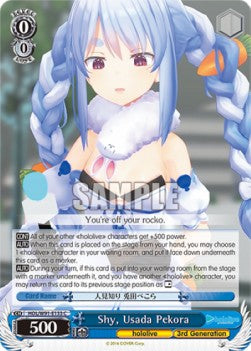 Shy, Usada Pekora (V.1 - Common) - Hololive production (Common) [HOL/W91-133]