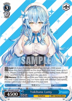 Yukihana Lamy (V.1 - Common) - Hololive production (Common) [HOL/W91-139]