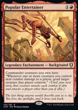 Popular Entertainer - Commander Legends: Battle for Baldur's Gate (Rare) [CLB-192]