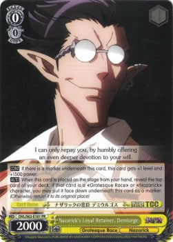 Nazarick's Loyal Retainer, Demiurge - Nazarick: Tomb of the Undead (Promo) [OVL/S62-101]