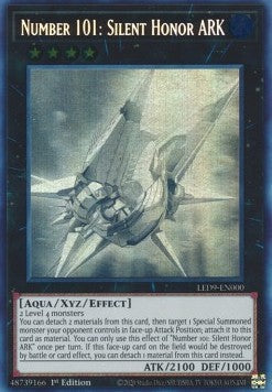 Number 101: Silent Honor ARK - Legendary Duelists: Duels From the Deep (Ghost Rare) [LED9-000]