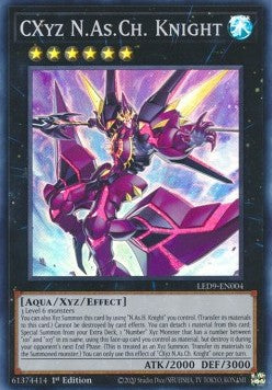 CXyz N.As.Ch. Knight⁣ - Legendary Duelists: Duels From the Deep⁣ (Super Rare)⁣ [004]