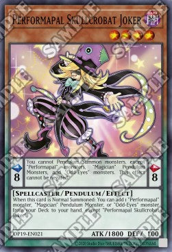 Performapal Skullcrobat Joker⁣ - OTS Tournament Pack 19⁣ (Common)⁣ [021]