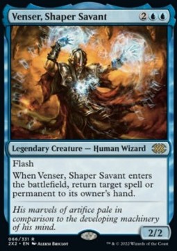 Venser, Shaper Savant - Double Masters 2022 (Rare) [2X2-66]