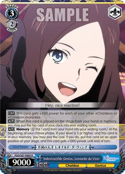 Indestructible Genius, Leonardo da Vinci⁣ - Fate/Grand Order THE MOVIE Divine Realm of the Round Table: Camelot⁣ (Rare)⁣ [085]