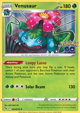 Venusaur⁣ - Pokémon GO⁣ (Holo Rare)⁣ [003]