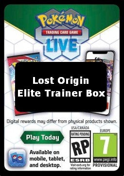 Live Code Card (Elite Trainer Box)⁣ - Lost Origin⁣ (Online Code Card)